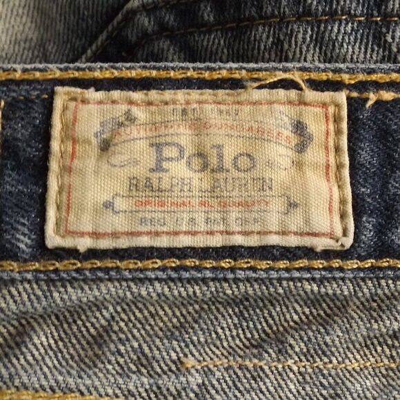 RALPH LAUREN POLO Skirt, 30, Denim Mini, Pockets, Distressed, Cutoff, Zipper fly - Picture 9 of 11